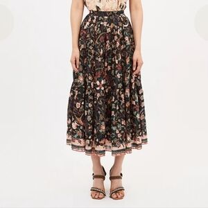 Ulla Johnson 4 Skirt Obsidian Botanica